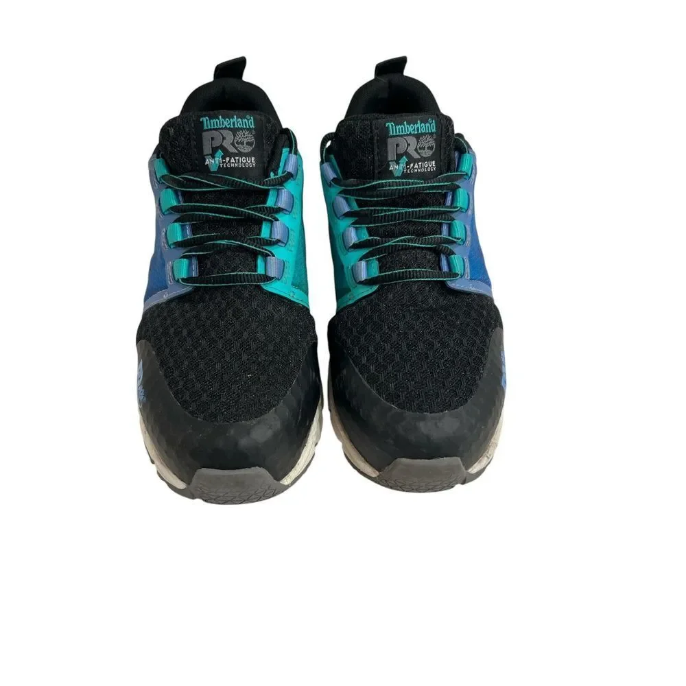 Timberland Pro Radius‎ Composite Safety Toe Black/Aqua Women's Size 8 W